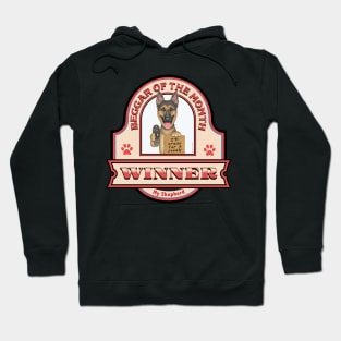 German Shepherd-Beggar of the Month Winner Hoodie